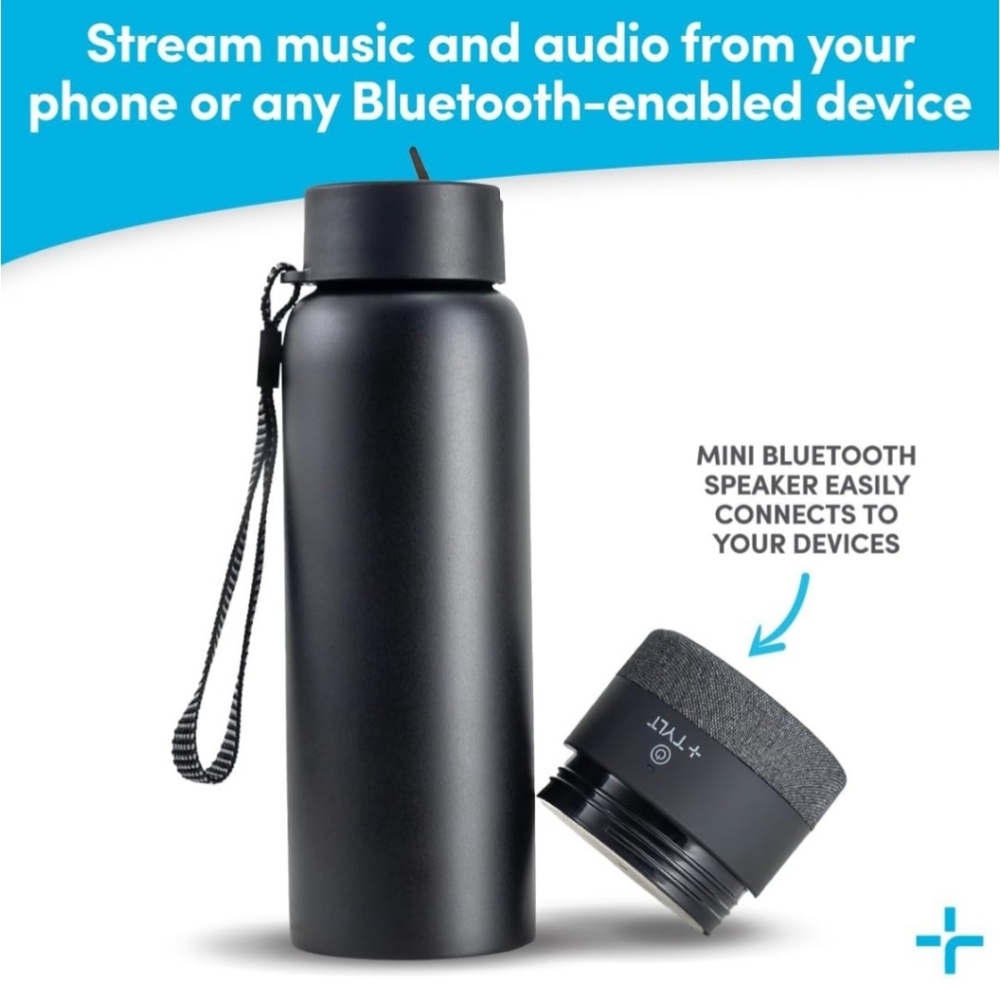 TYLT Water Bottle with Built in Speaker